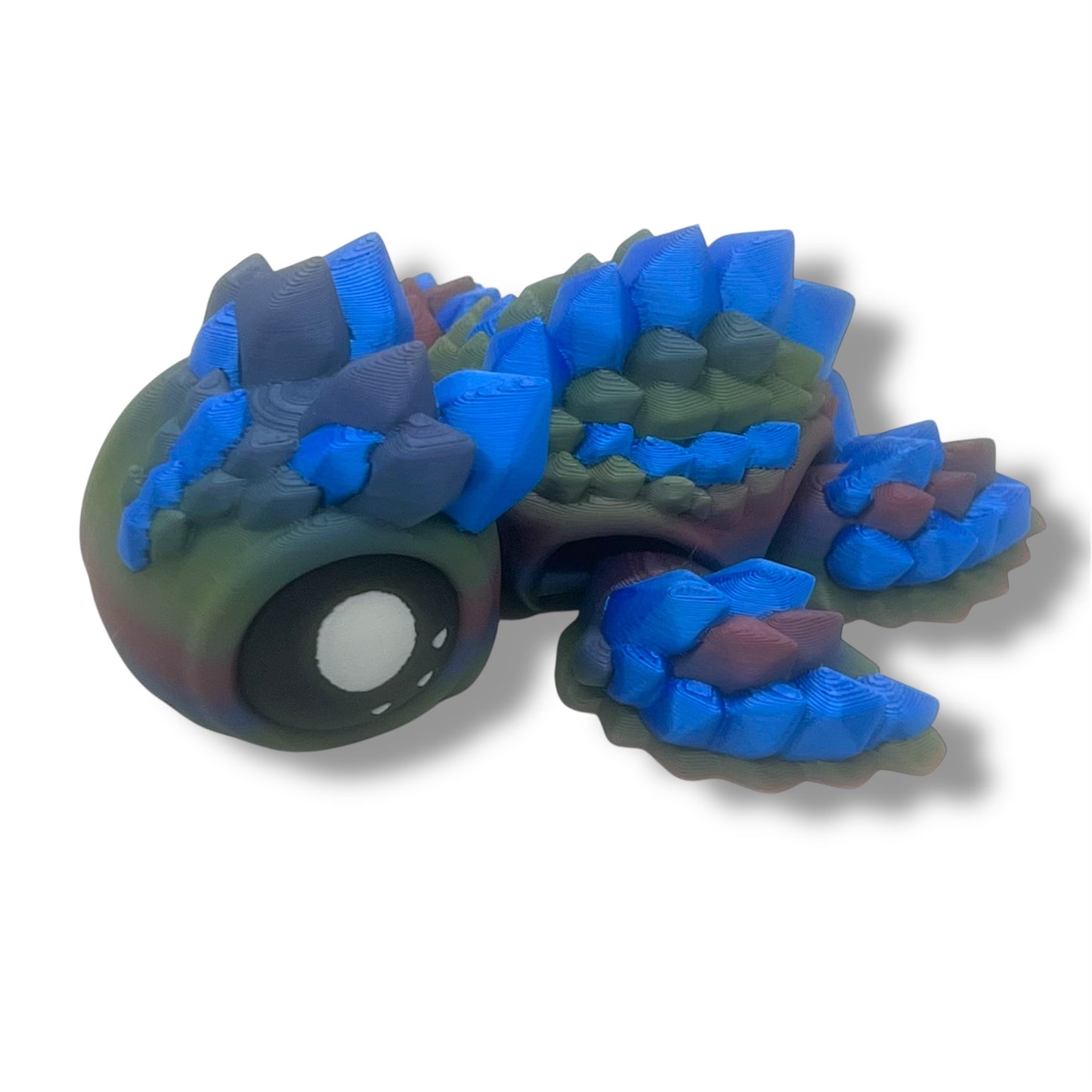 Amazing 4.5" Spike Turtle - 3d Printed Articulated Decor