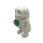 4" Skeleton Holding a 4 Leaf Clover - Articulated High-Quality 3D Printed Animal Figurine