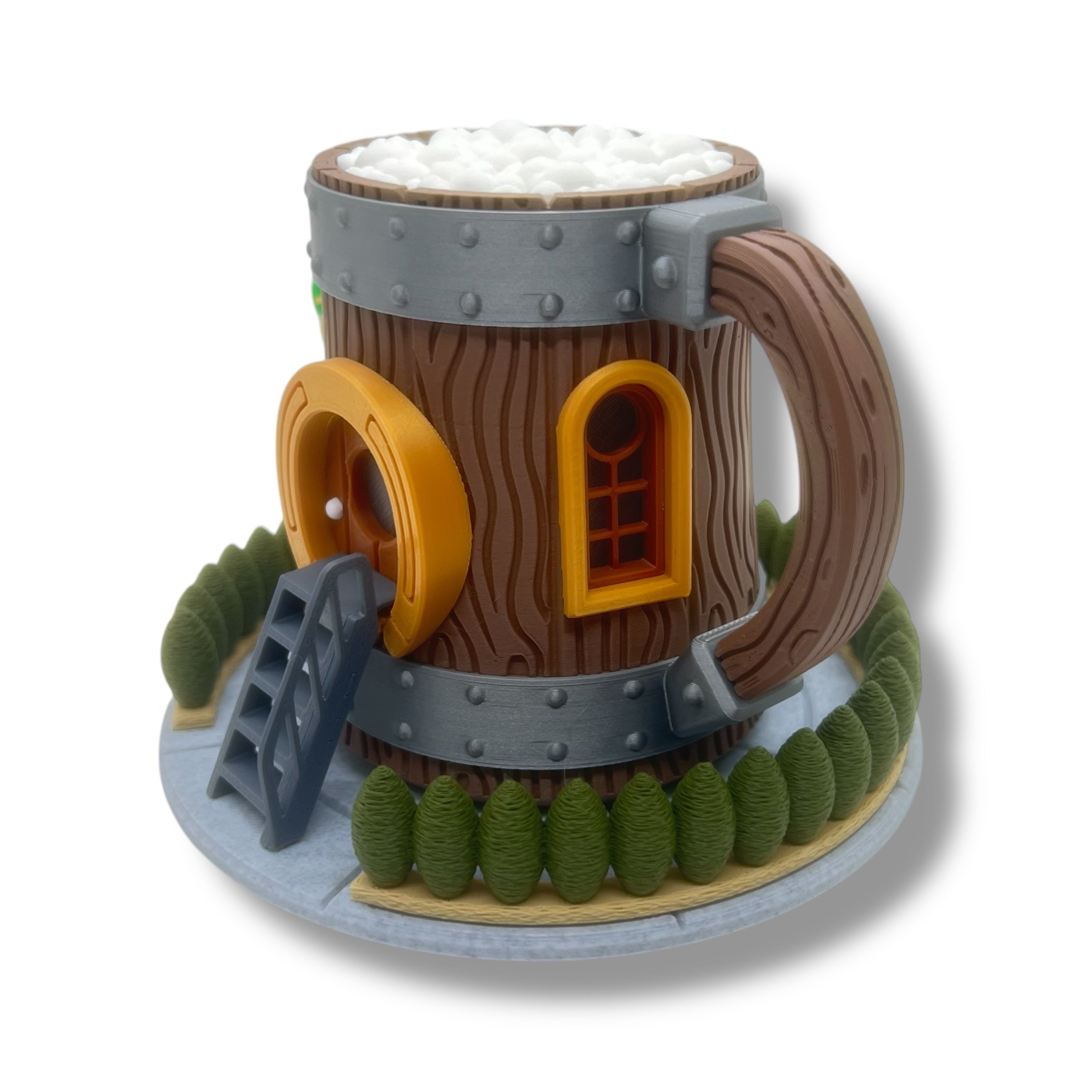 Whimsical Tealight Fairy Beer Stein Mug House - St. Patrick's Collection - 3D Printed Holiday Decor