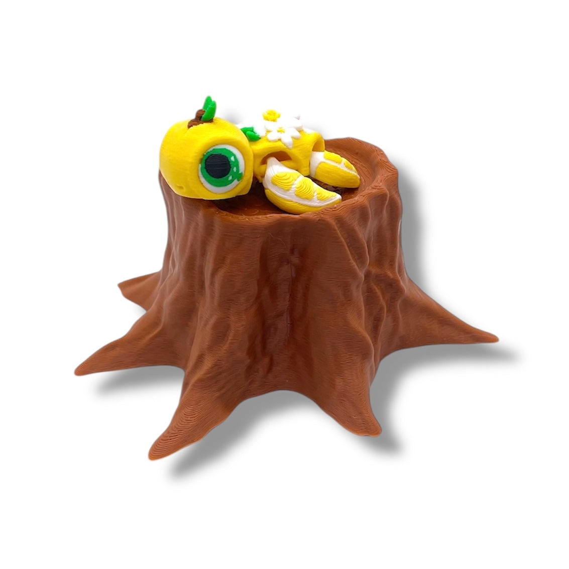 Enchanting Tree Stump Display Pieces - 3D Printed Holiday Decor