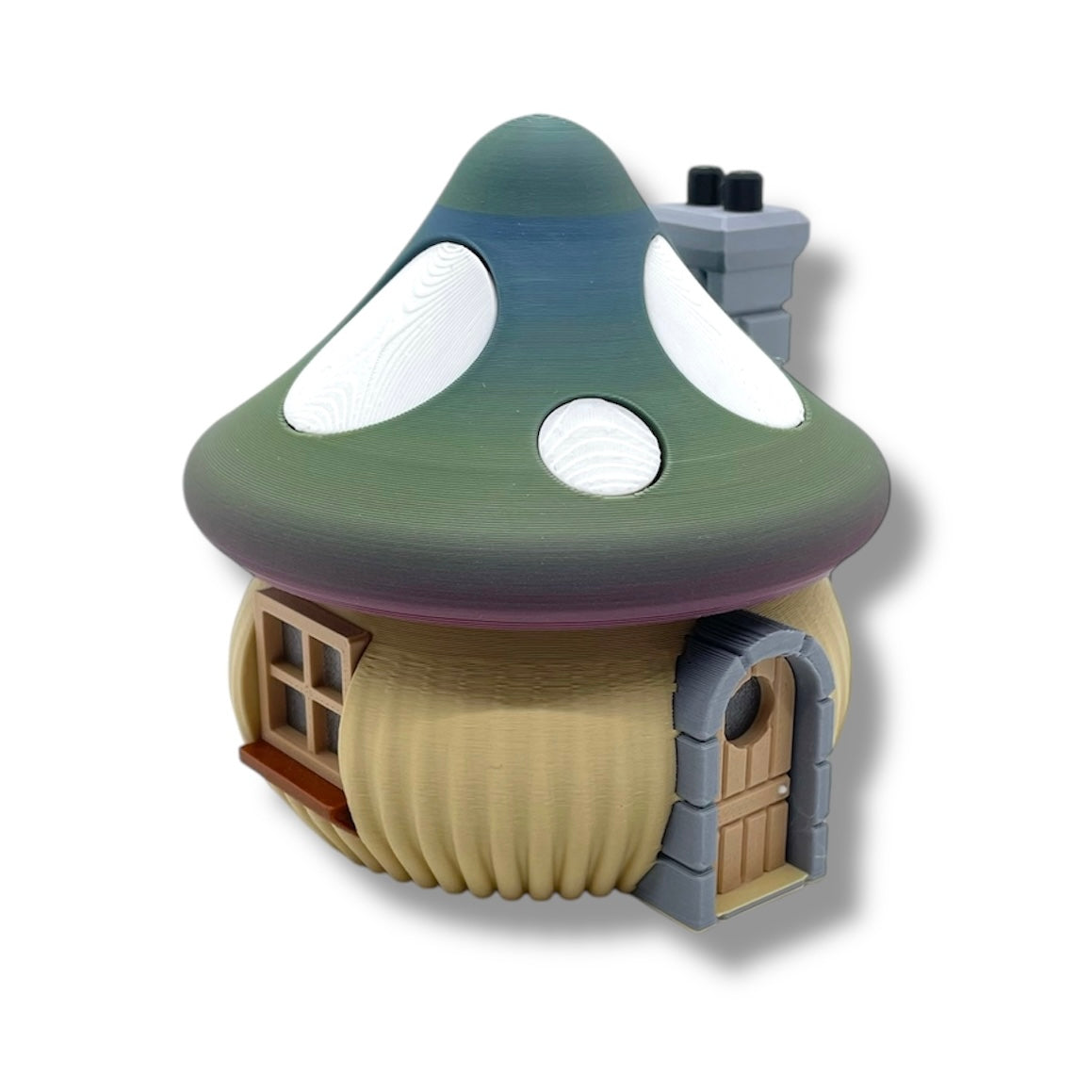 Whimsical Tealight Fairy House - Mushroom Collection - 3D Printed Holiday Decor