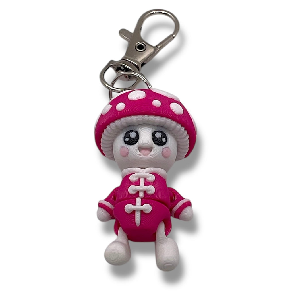 Pocket Pals Keychains & Bagclips Part 1 - Mini 3d Printed Articulated Figurines