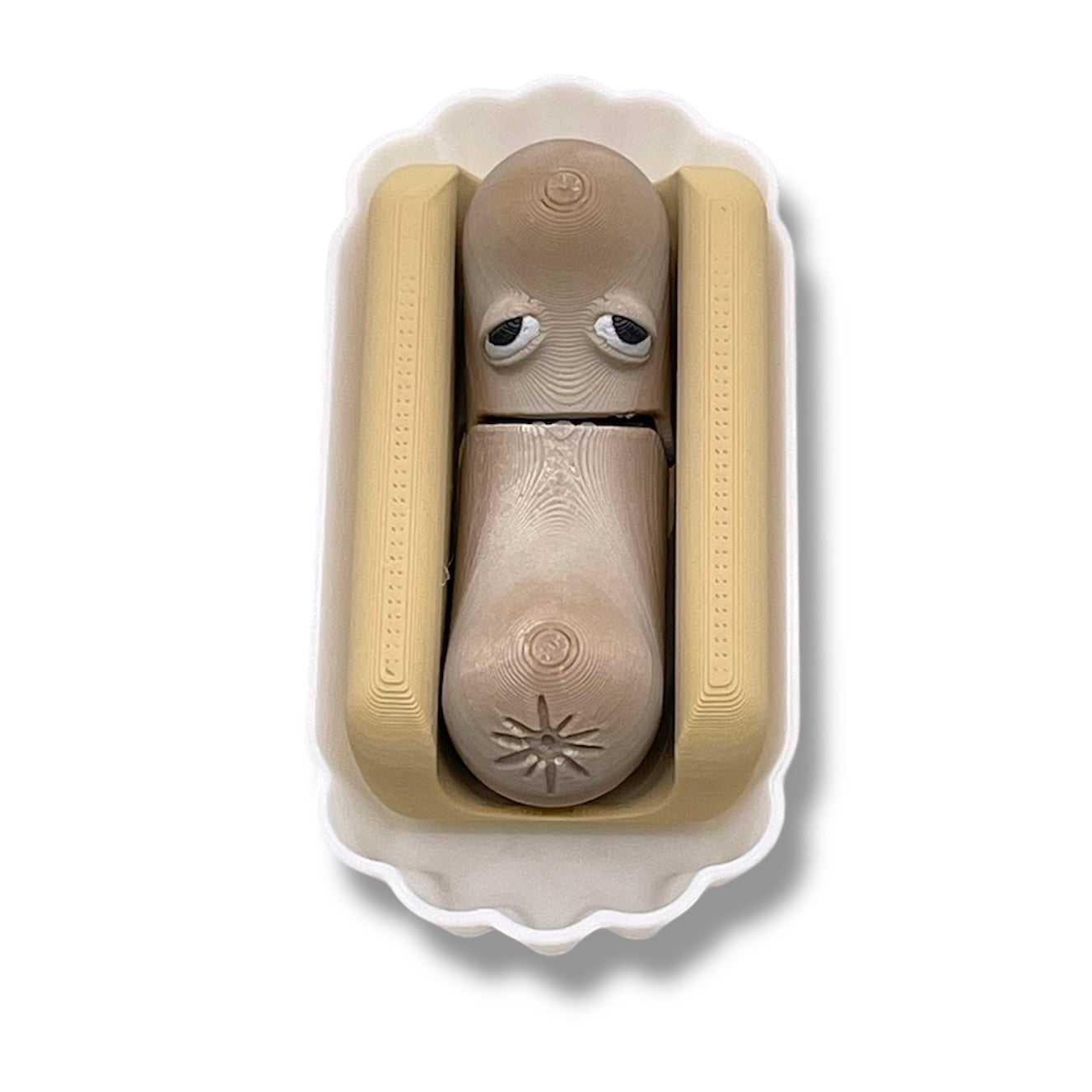 Lil Franky & The Mystery Meats Magnetic Food Fidgets - 3d Printed Articulated Hot Dog Sausage Franks