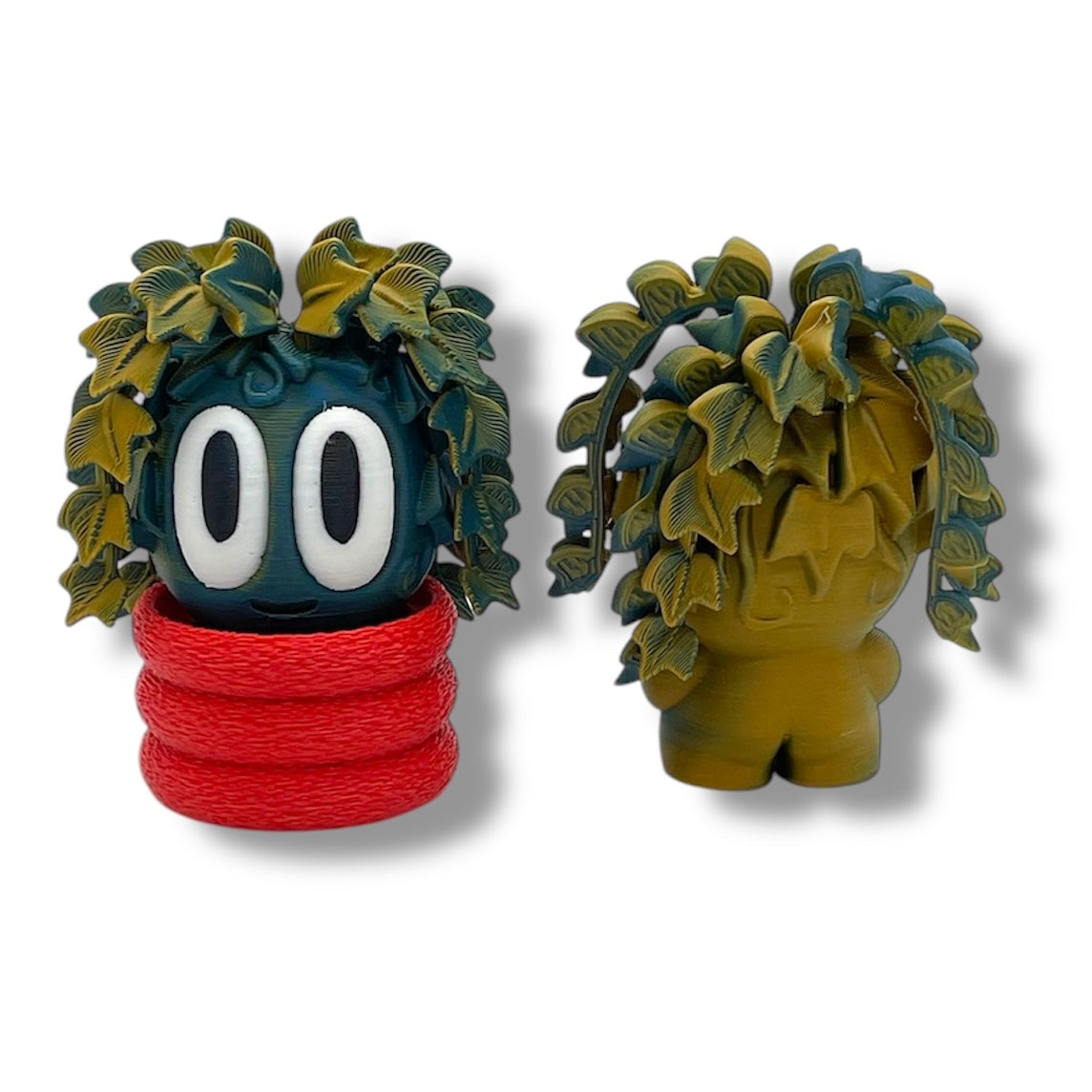 Charming Blob Plants in Unique Pots - 3d Printed Enchanting Figurine Decor