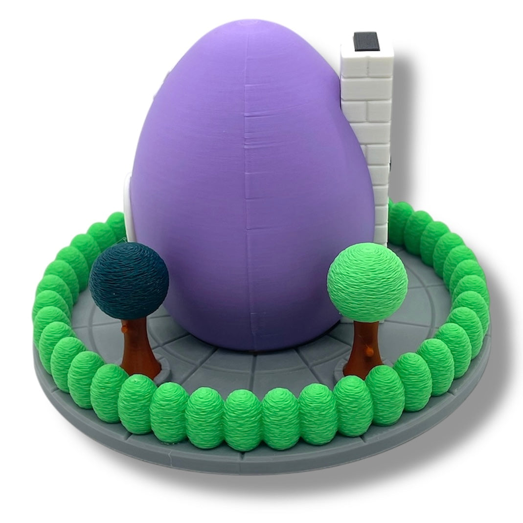 Delightful Easter Egg Tealight Fairy House Easter Village Collection - 3D Printed Holiday Decor