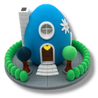 Delightful Easter Egg Tealight Fairy House Easter Village Collection - 3D Printed Holiday Decor