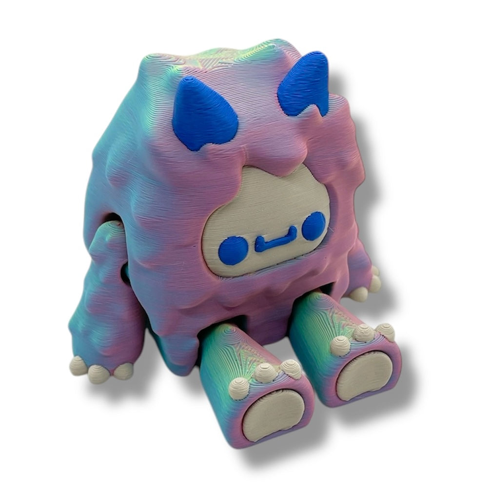 Mythological Yeti & Friends Collection - Warden & Bigfoot 3d Printed Articulated Figurine Decor