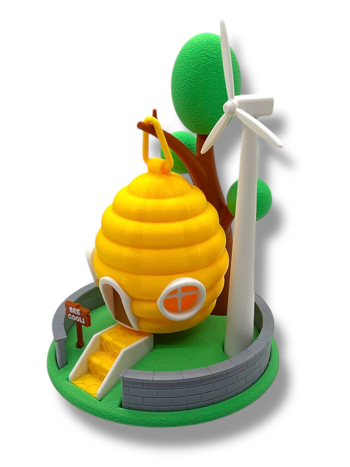 Delightful Beehive Tealight Fairy House - Spring Collection - 3D Printed Holiday Decor