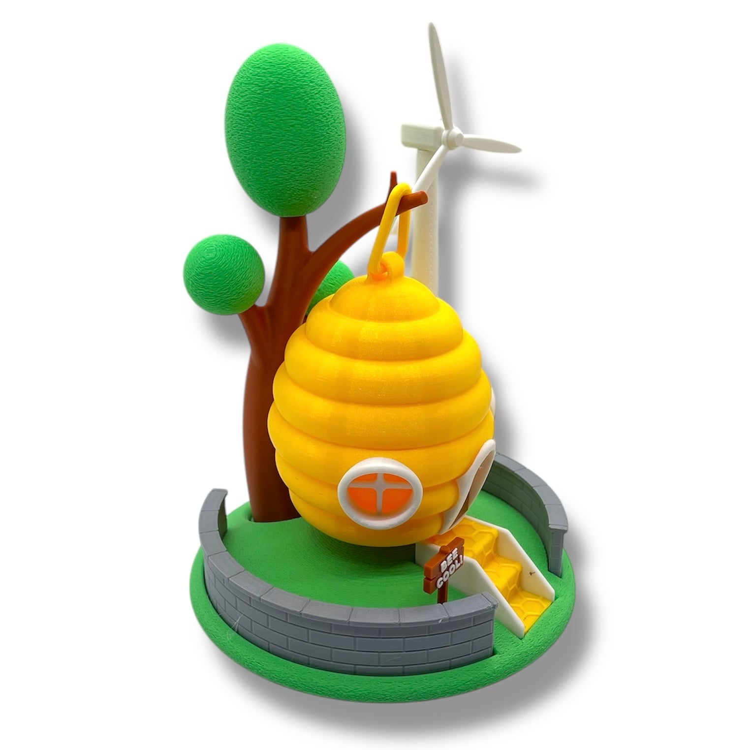 Delightful Beehive Tealight Fairy House - Spring Collection - 3D Printed Holiday Decor