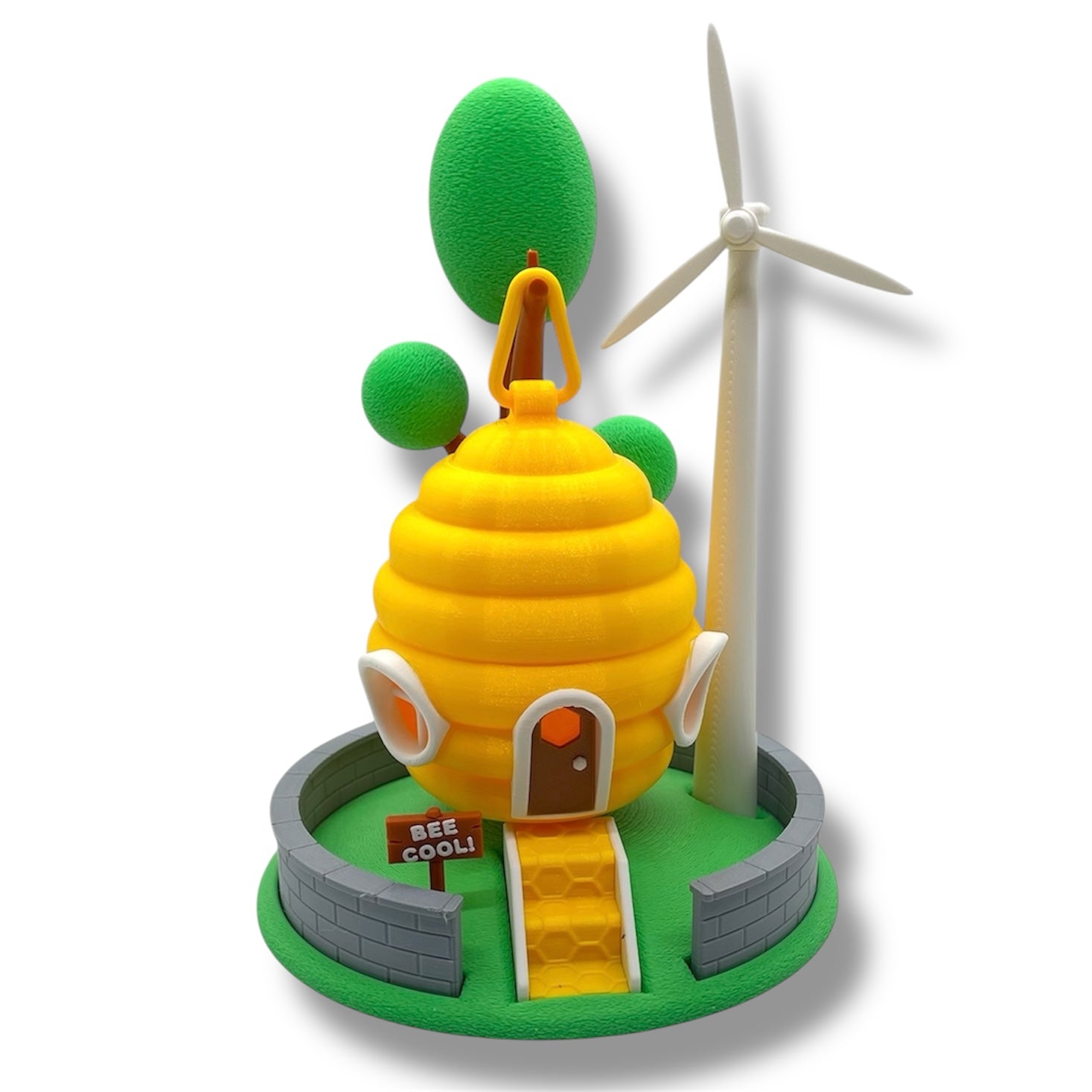 Delightful Beehive Tealight Fairy House - Spring Collection - 3D Printed Holiday Decor
