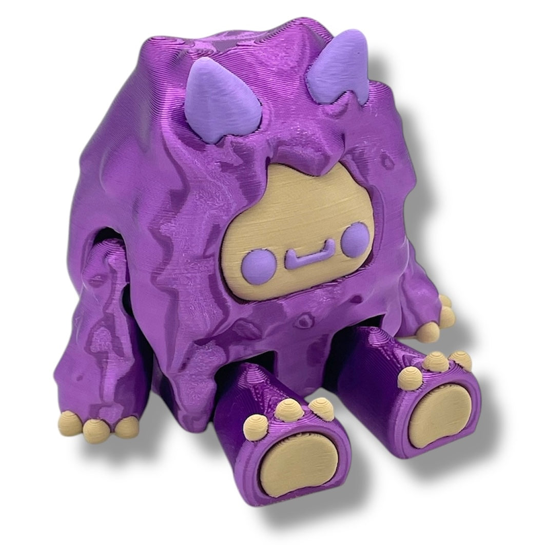 Mythological Yeti & Friends Collection - Warden & Bigfoot 3d Printed Articulated Figurine Decor