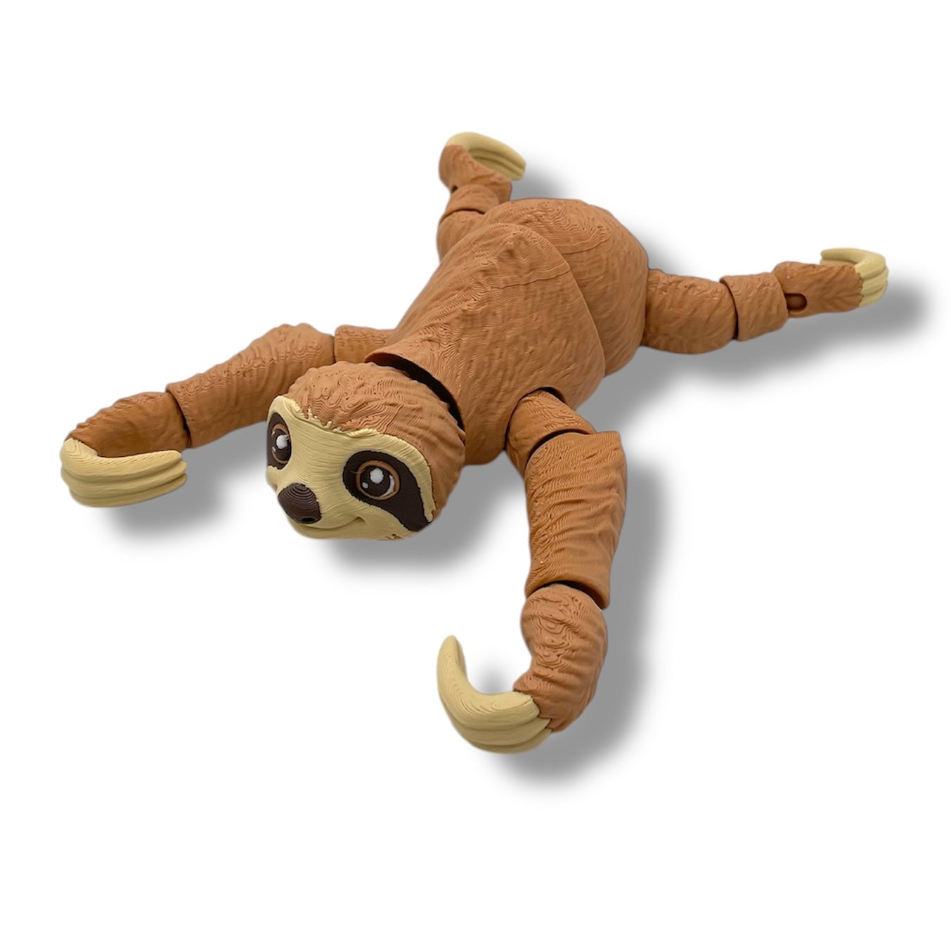 Gorgeous Lifelike 7" Sloth with 8" Tree Display - 3d Printed Articulated Figurine Decor