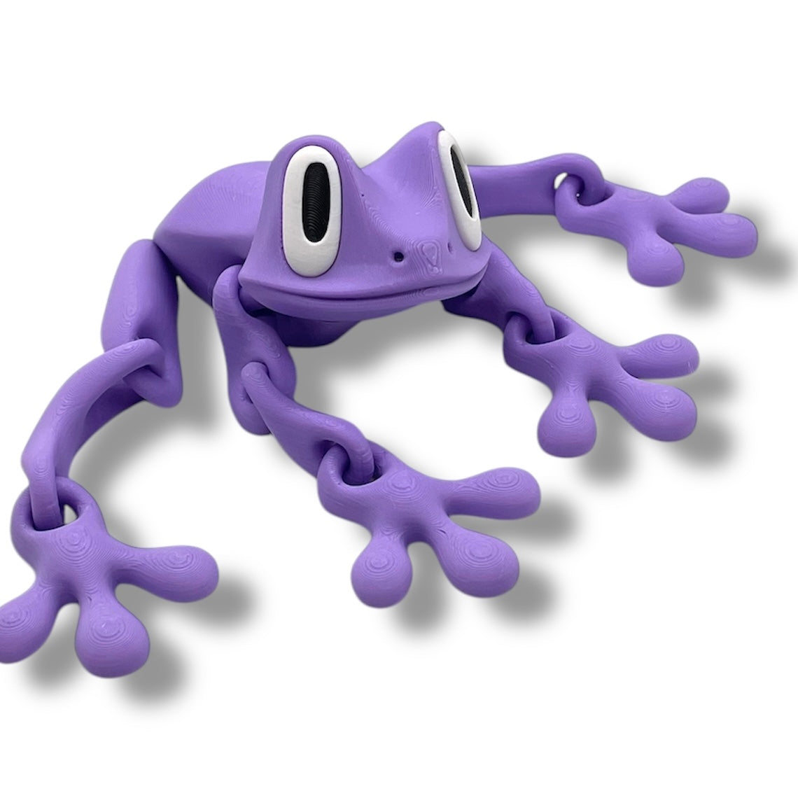 Magnetic 7" Blob Frog - 3d Printed Articulated Hoppy Fun Decor