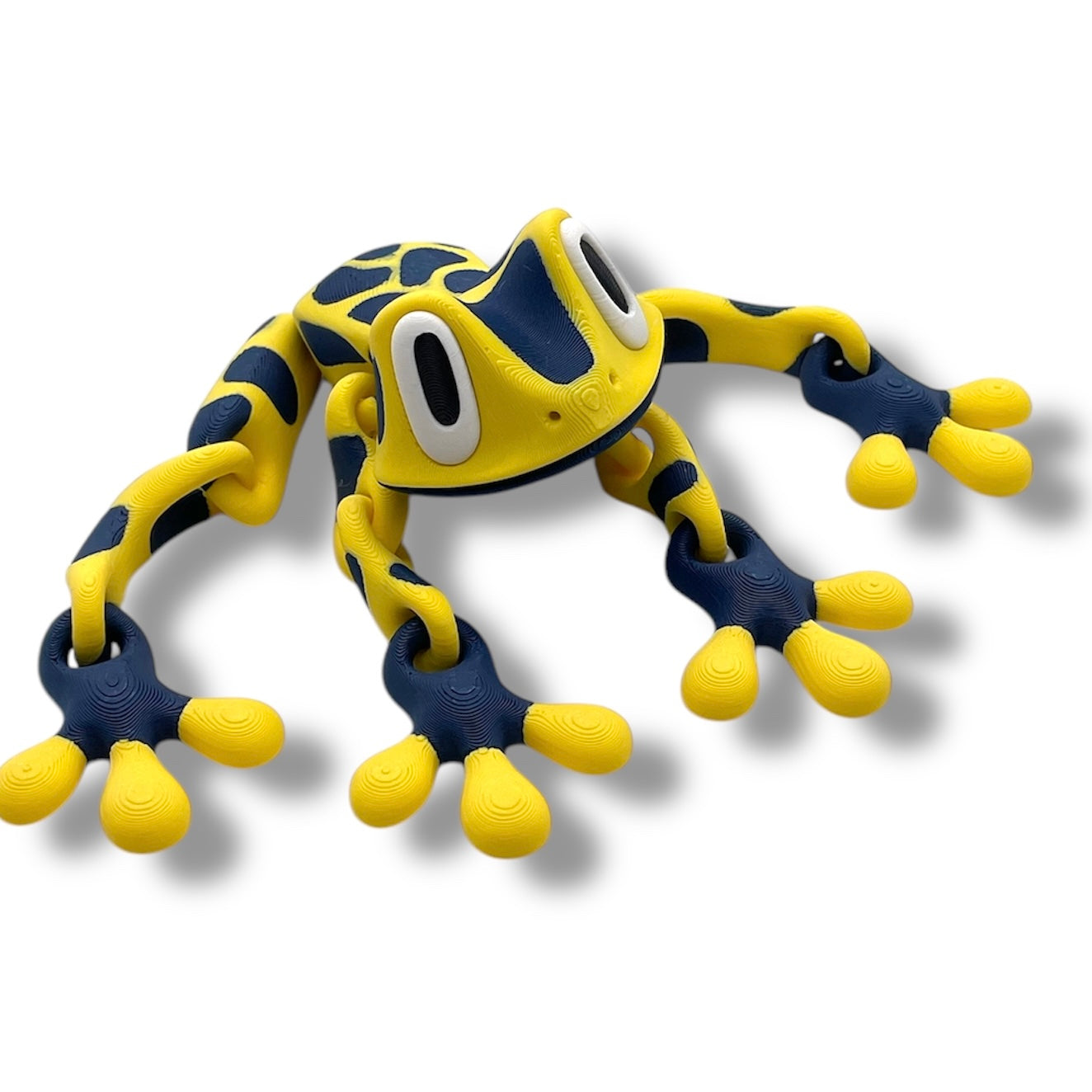 Magnetic 7" Blob Frog - 3d Printed Articulated Hoppy Fun Decor