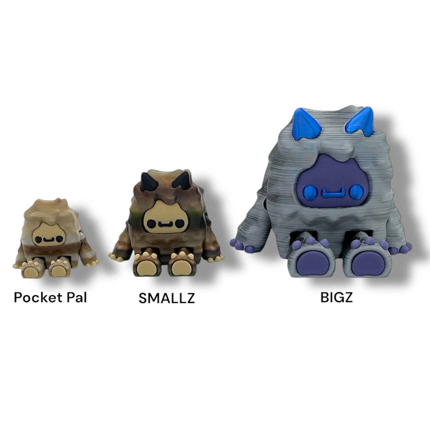 Mythological Yeti & Friends Collection - Warden & Bigfoot 3d Printed Articulated Figurine Decor