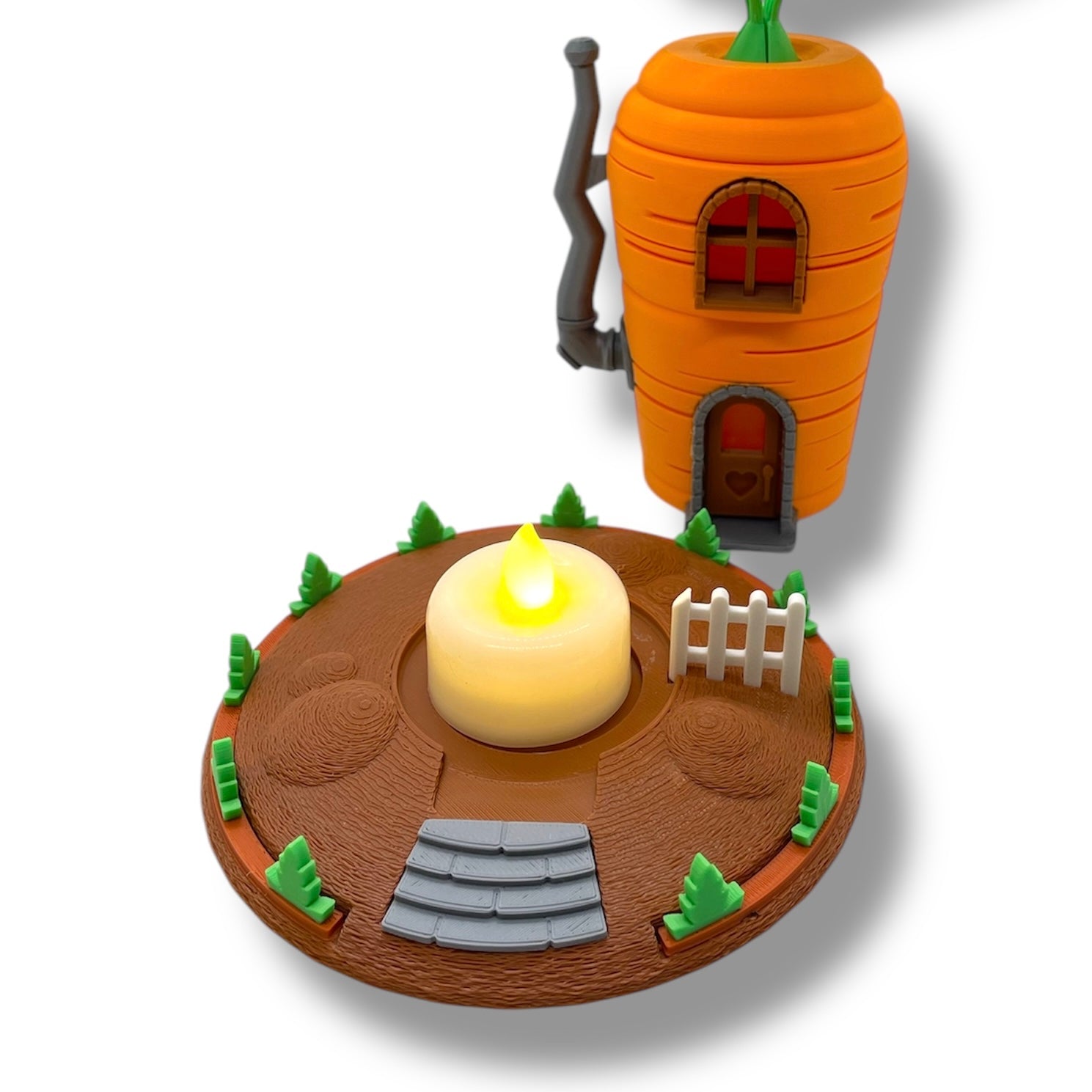Delightful Tealight Fairy House - Garden Collection - 3D Printed Holiday Decor