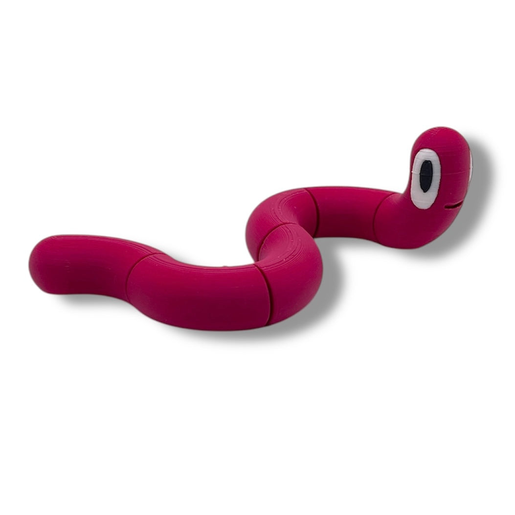 NOODLES Adorable Blob Lab Noodle Fidget - 3d Printed Articulated Fun Decor