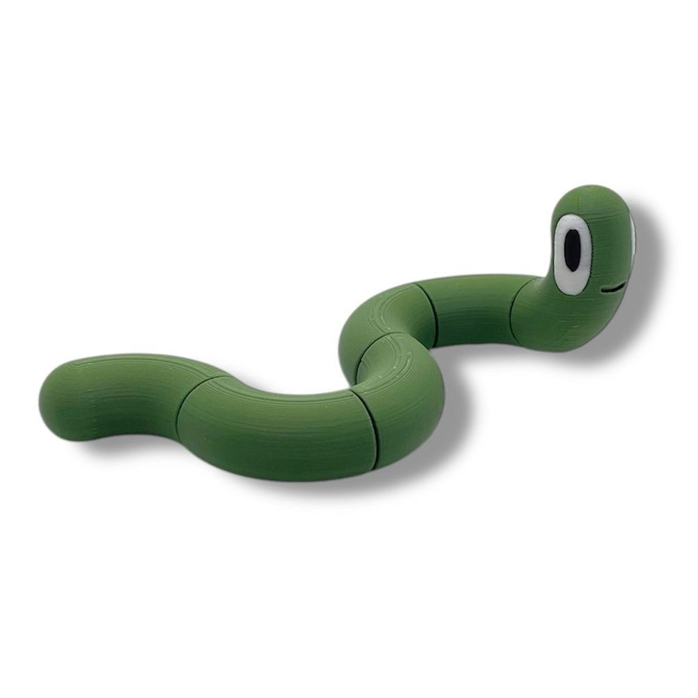 NOODLES Adorable Blob Lab Noodle Fidget - 3d Printed Articulated Fun Decor