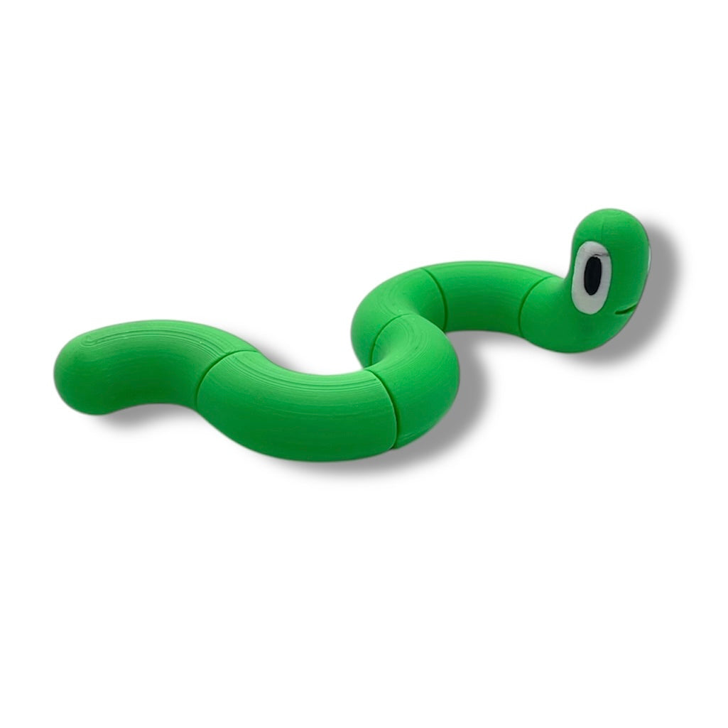 NOODLES Adorable Blob Lab Noodle Fidget - 3d Printed Articulated Fun Decor