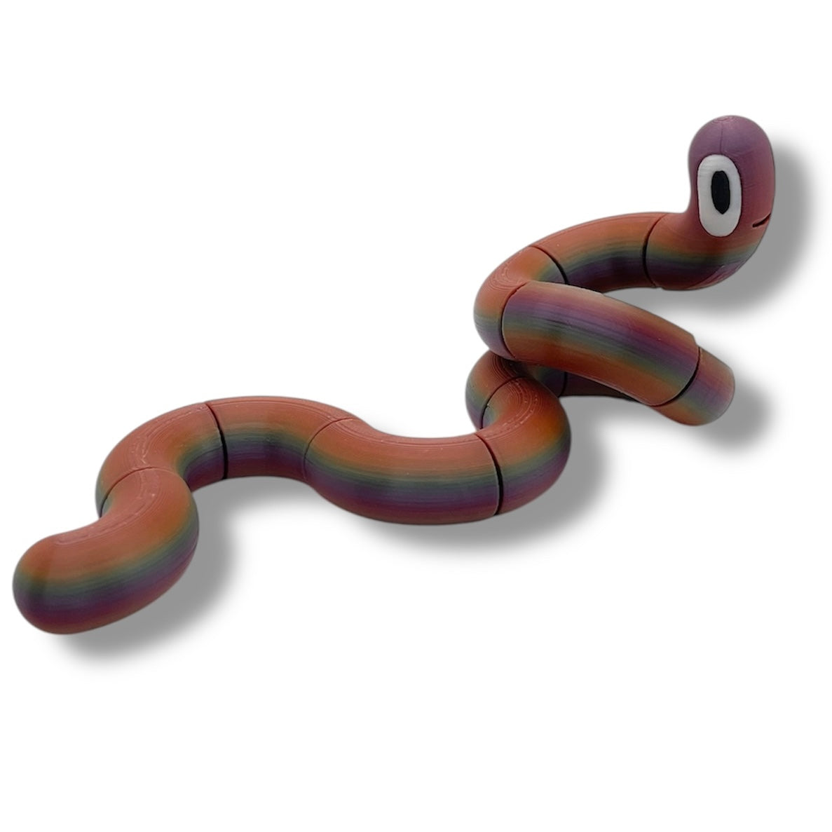 NOODLES Adorable Blob Lab Noodle Fidget - 3d Printed Articulated Fun Decor