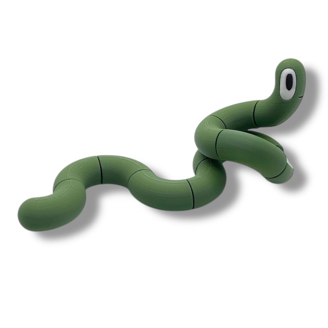 NOODLES Adorable Blob Lab Noodle Fidget - 3d Printed Articulated Fun Decor