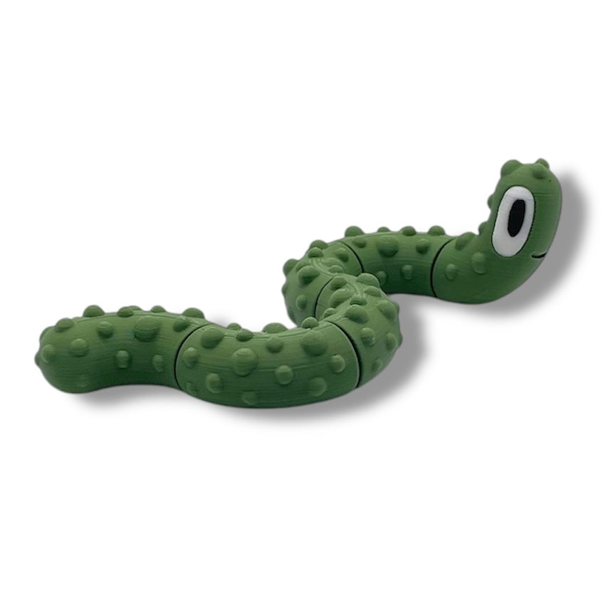 NOODLES Adorable Blob Lab Noodle Fidget - 3d Printed Articulated Fun Decor