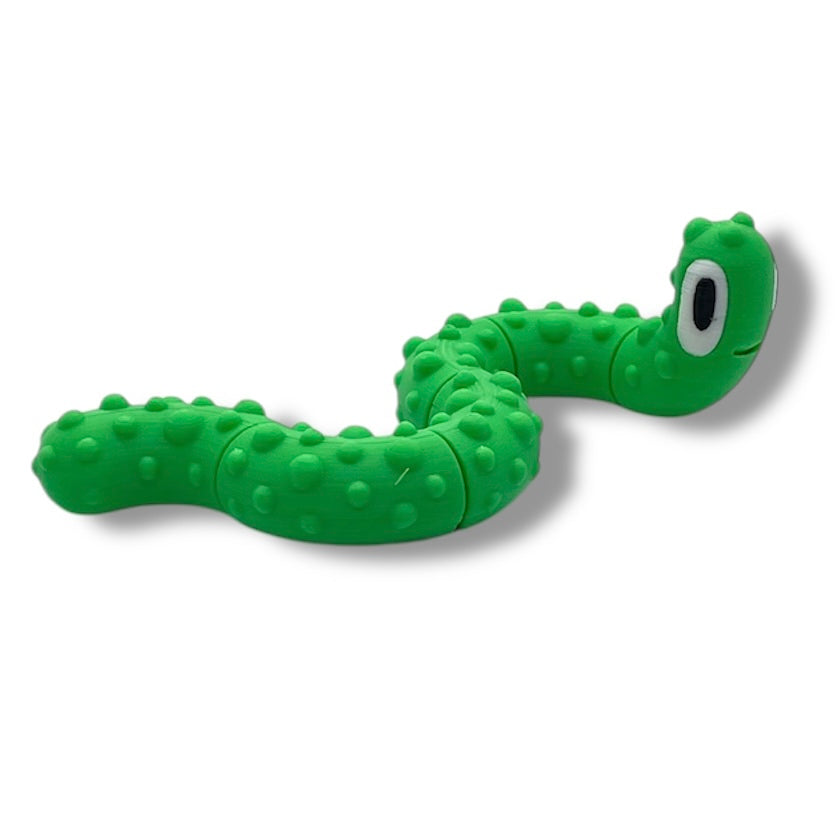 NOODLES Adorable Blob Lab Noodle Fidget - 3d Printed Articulated Fun Decor