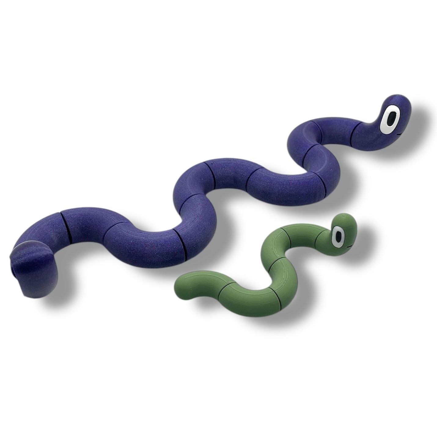 NOODLES Adorable Blob Lab Noodle Fidget - 3d Printed Articulated Fun Decor