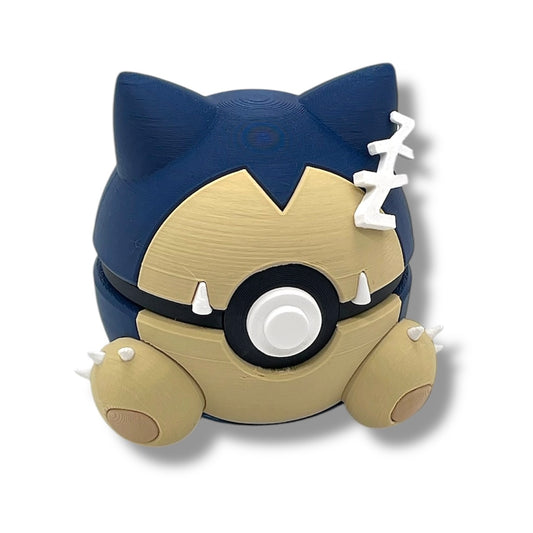 #0143 Snorlax - Pokeball Collectible - 3d Printed Pokemon Decor