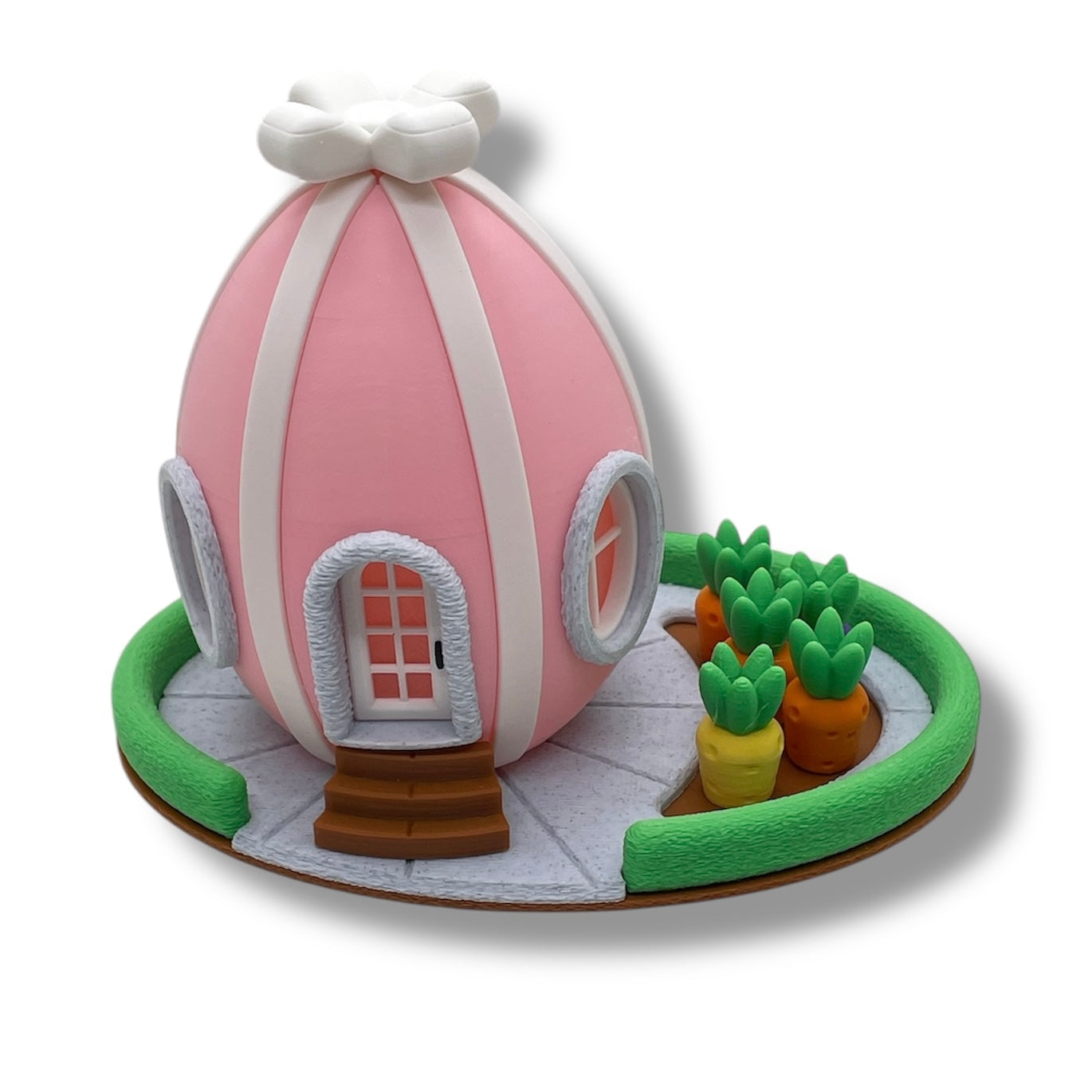 Delightful Easter Egg Tealight Fairy House Easter Village Collection - 3D Printed Holiday Decor