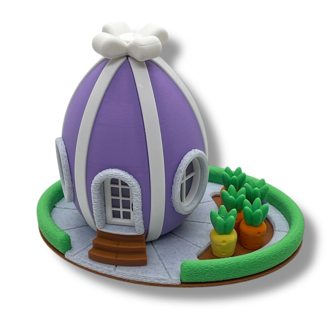 Delightful Easter Egg Tealight Fairy House Easter Village Collection - 3D Printed Holiday Decor