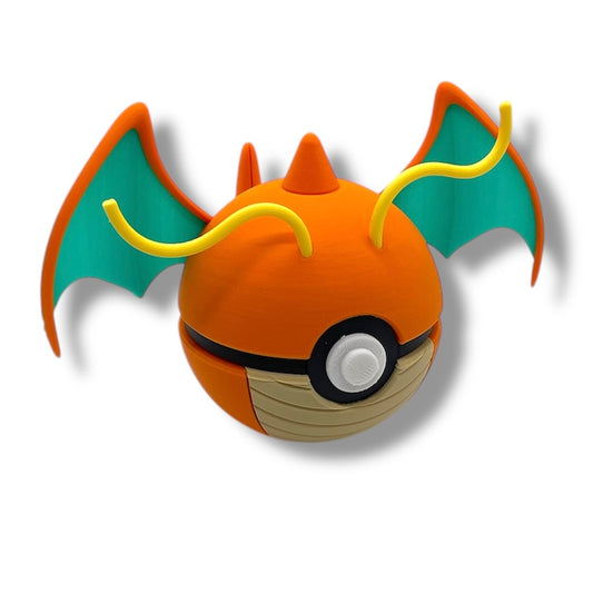 #0149 Dragonite - Pokeball Collectible - 3d Printed Pokemon Decor