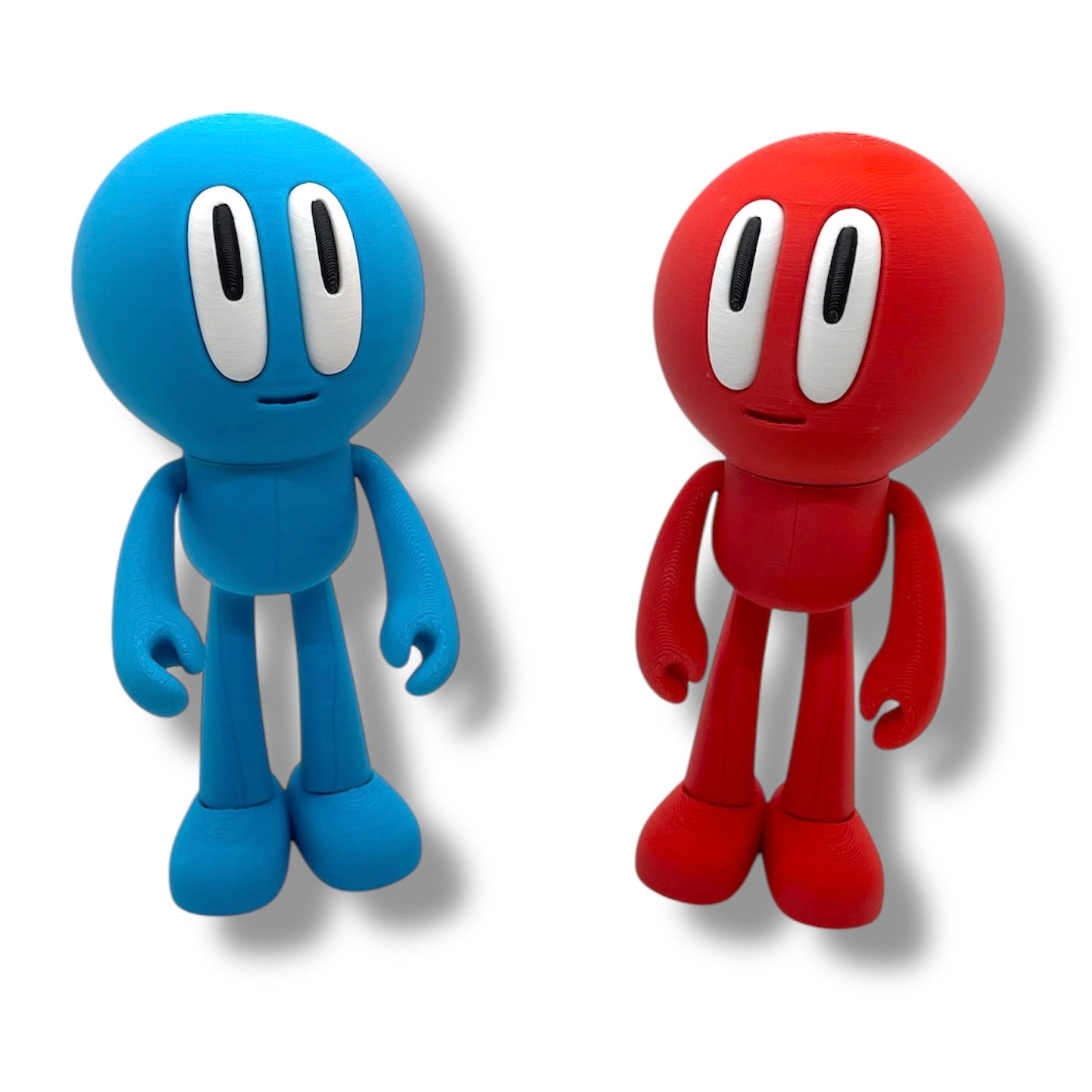BLOBHEAD Adorable Blob Lab Figures - 3d Printed Articulated Fun Decor
