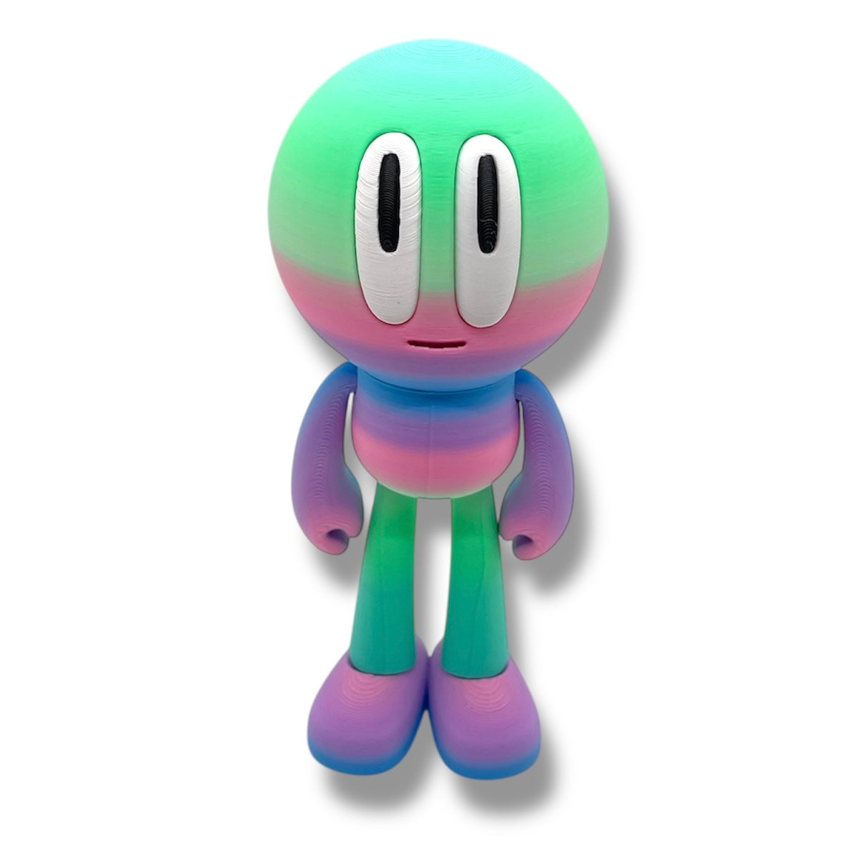 BLOBHEAD Adorable Blob Lab Figures - 3d Printed Articulated Fun Decor