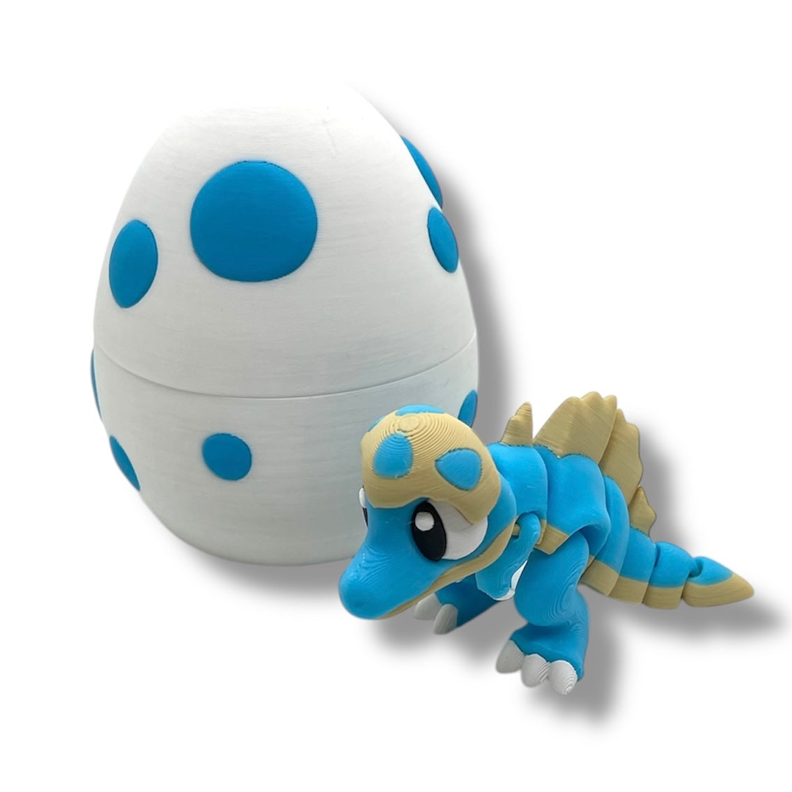 The Cutest Baby and Momma Dinosaur Series - 3d Printed Articulated Figurine Decor Gift