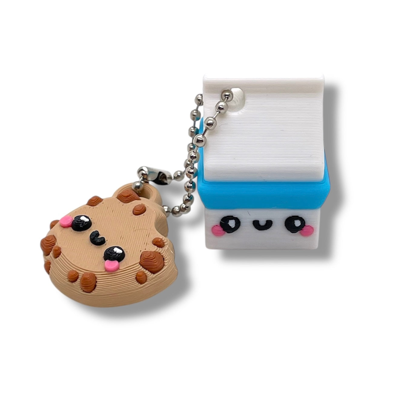 Food Keychains & Bagclips - Mini 3d Printed Articulated Figurines