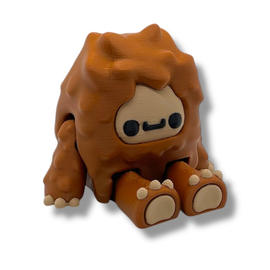 Mythological Yeti & Friends Collection - Warden & Bigfoot 3d Printed Articulated Figurine Decor