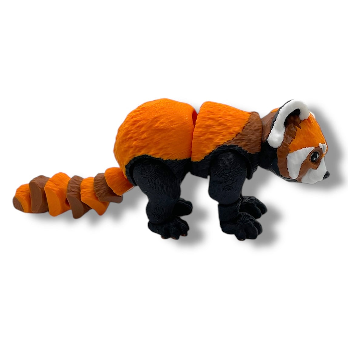 Adorable 5.5" Red Panda - 3d Printed Articulated Figurine Decor Gift