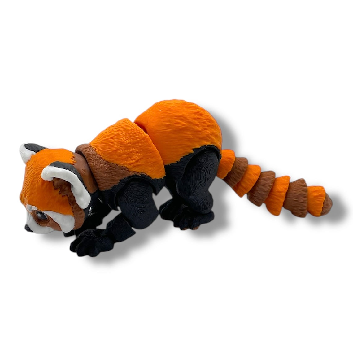 Adorable 5.5" Red Panda - 3d Printed Articulated Figurine Decor Gift