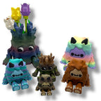 Mythological Yeti & Friends Collection - Warden & Bigfoot 3d Printed Articulated Figurine Decor