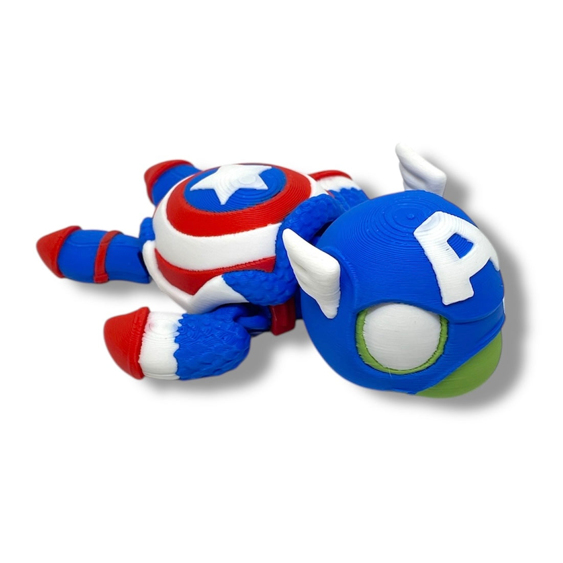 5" Adorable Super Turtle Collection - 3d Printed Articulated Fan Art Hero Decor
