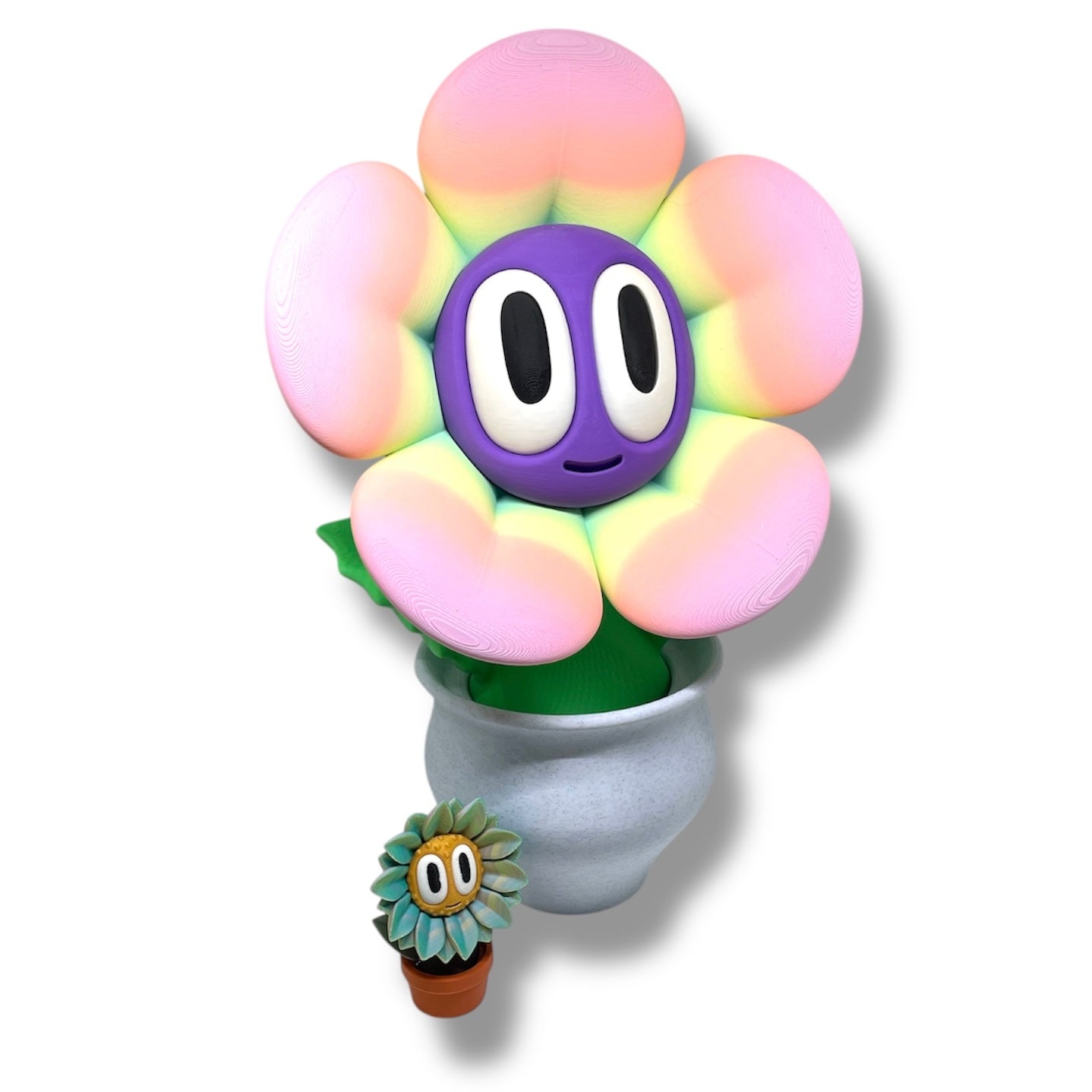 Cheeky Bloom Buddies – 3D Printed Flower Figurines with Personality - by Blob Lab