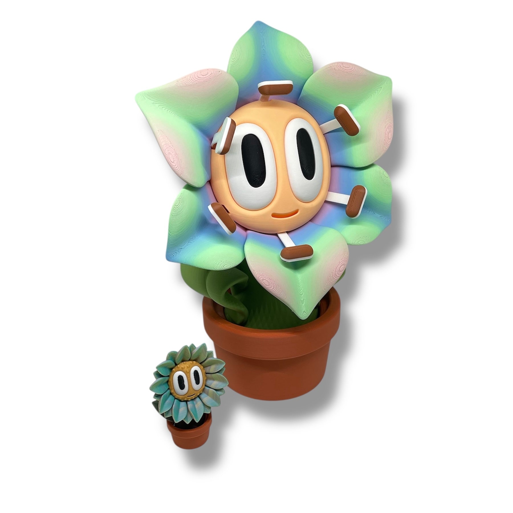 Cheeky Bloom Buddies – 3D Printed Flower Figurines with Personality - by Blob Lab