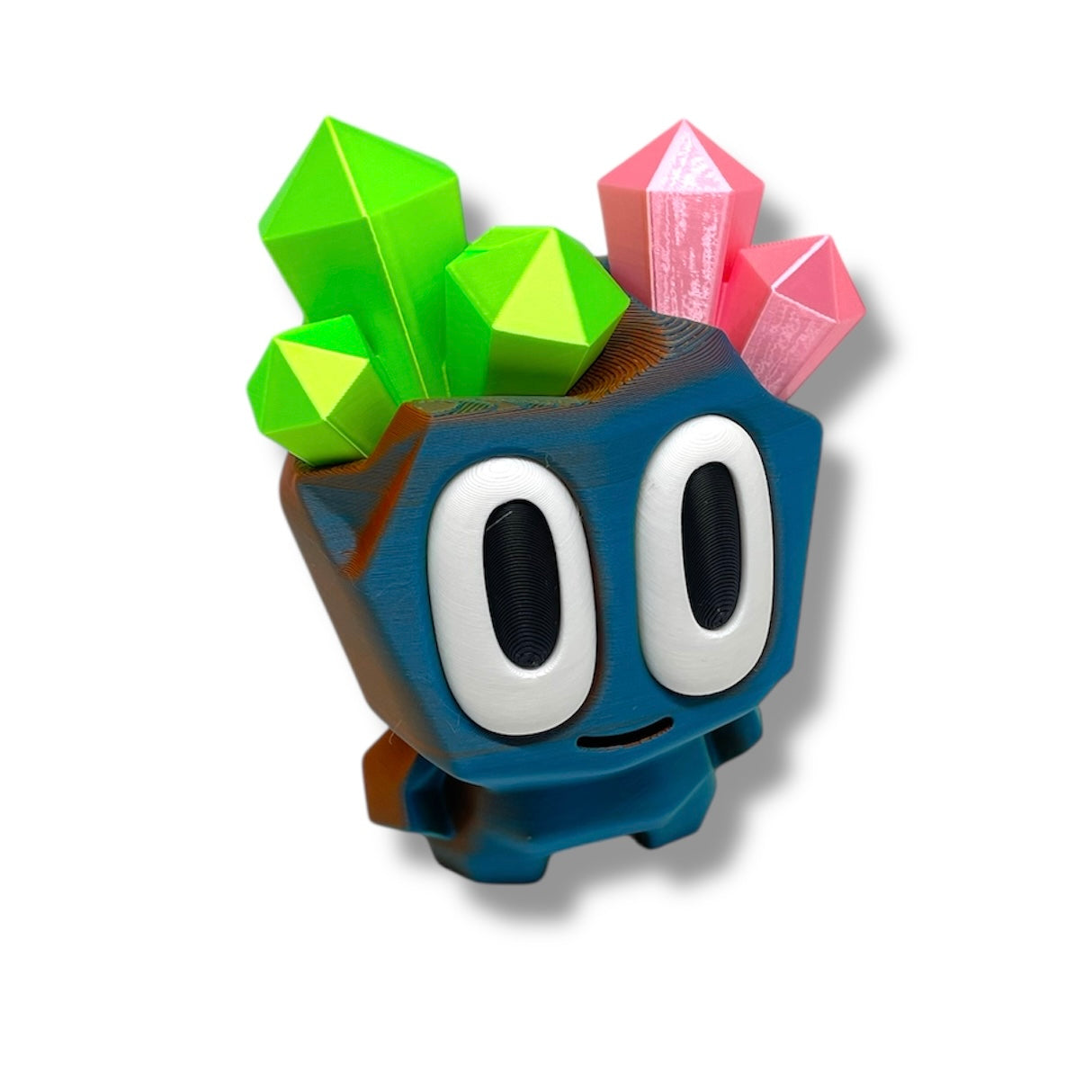 Adorable Pet Rock with Carrier - 3d Printed Figurine Decor