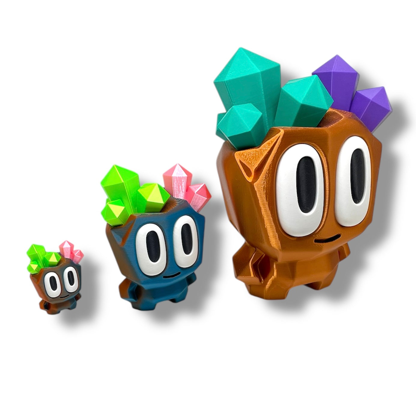 Adorable Pet Rock with Carrier - 3d Printed Figurine Decor