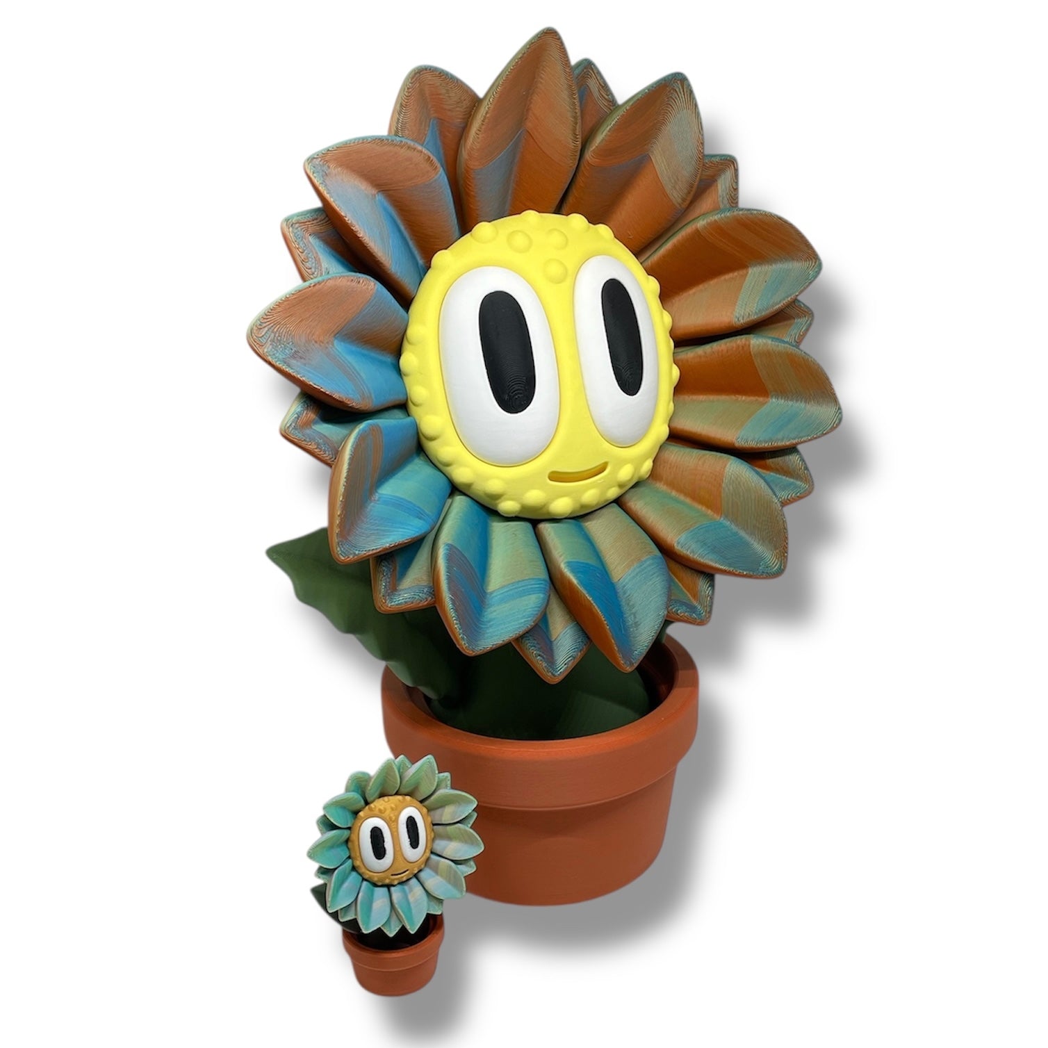 Cheeky Bloom Buddies – 3D Printed Flower Figurines with Personality - by Blob Lab