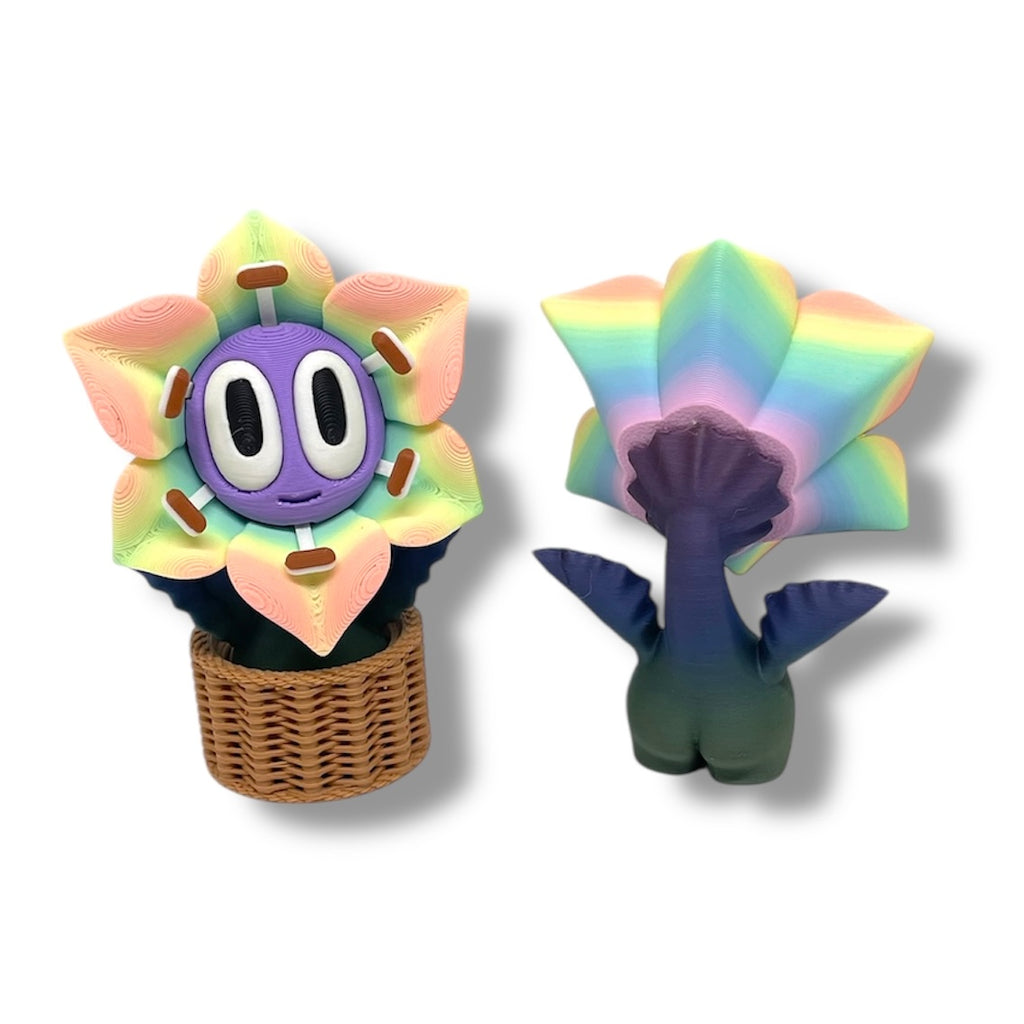 Cheeky Bloom Buddies – 3D Printed Flower Figurines with Personality - by Blob Lab