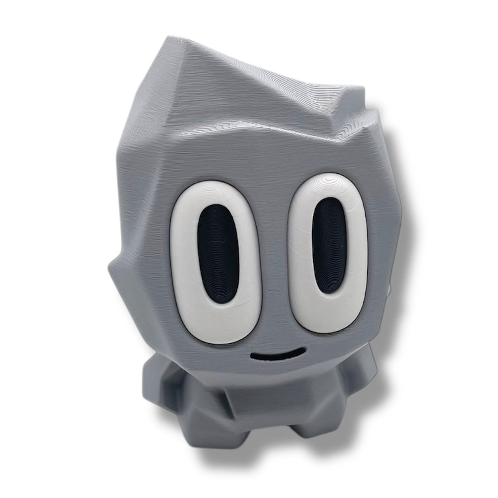 Adorable Pet Rock with Carrier - 3d Printed Figurine Decor