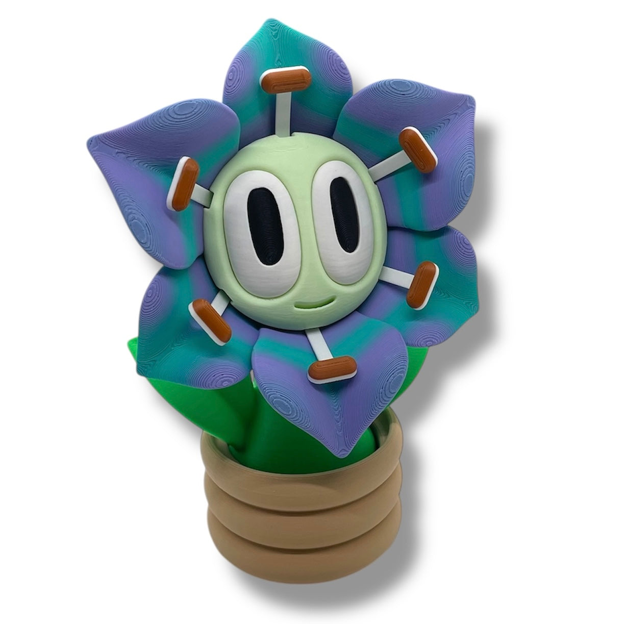 Cheeky Bloom Buddies – 3D Printed Flower Figurines with Personality - by Blob Lab