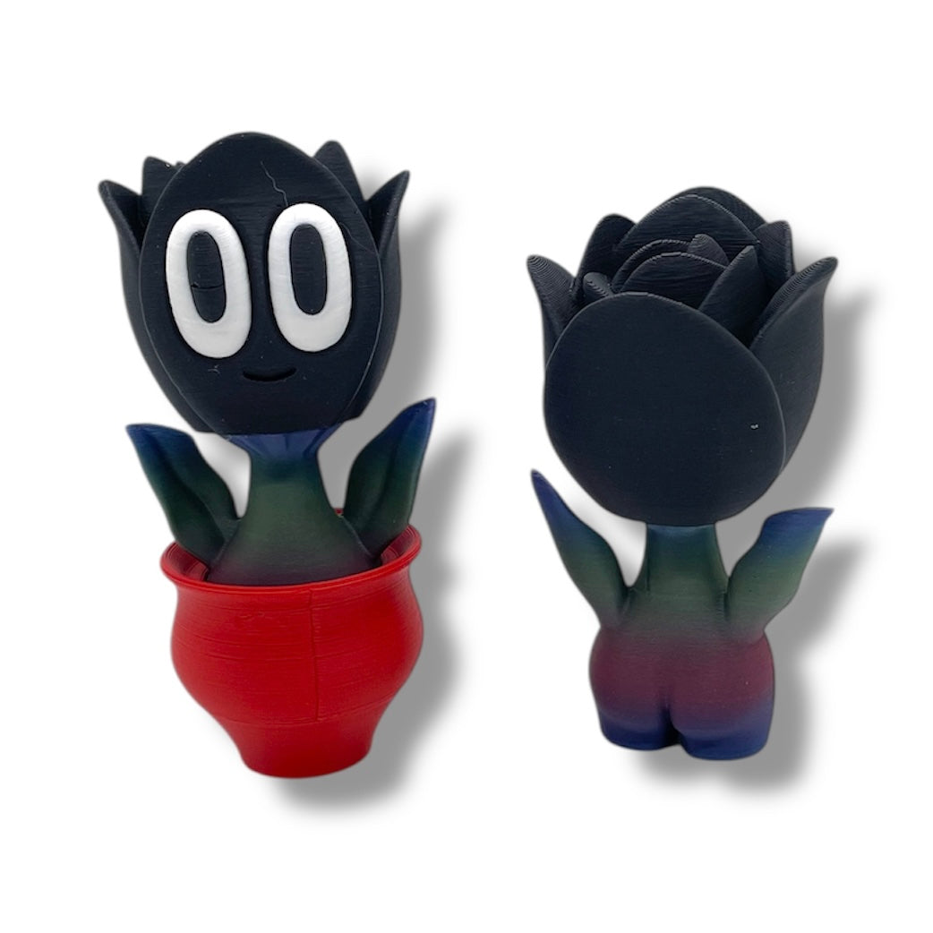 Cheeky Bloom Buddies – 3D Printed Flower Figurines with Personality - by Blob Lab